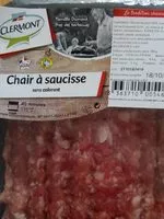 Mängden socker i Chair a saucisse sans colorant CLERMEONT