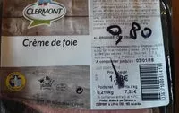 Mängden socker i Crème de foie