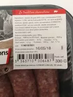 Mängden socker i Saucisse aux Oignons