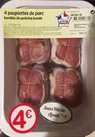 Mängden socker i Paupiettes de porc