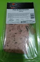 Mängden socker i pâté de foie forestier