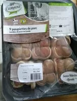 Mängden socker i 9 paupiettes de porc