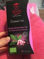 Mängden socker i The Vert Sencha Vanille Fleur Ceris 20 Sachets