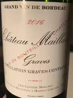 Mängden socker i Château Maillard Graves