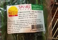 Mängden socker i Ciboulette (Phak Pene) Chinese Chive Leaf