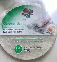 Mängden socker i Galettes de riz