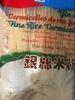 Mängden socker i Vermicelles de riz fins