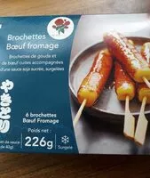 Mängden socker i Brochettes boeuf fromage