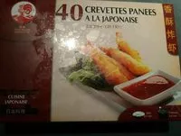 Mängden socker i Crevettes panées à la japonaise