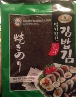 Mängden socker i Algue Grillée Sushi Nori