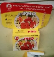 Mängden socker i Preparation pour soupe pho