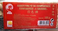 Mängden socker i Assortiment de confiseries