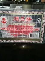 Mängden socker i Confiserie aux noix de cajou