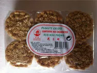 Mängden socker i Confiserie Aux Cacahuètes, 390g
