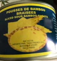 Mängden socker i Pousses de bambou braisees