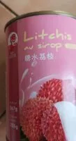 Mängden socker i Litchis au sirop