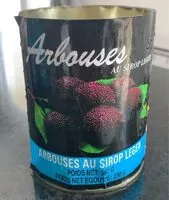 Mängden socker i Arbouses au sirop leger