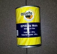 Mängden socker i Épis de Maïs 225g naturel à l'eau