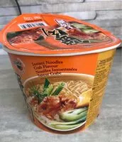 Mängden socker i Instant noodles crab favour
