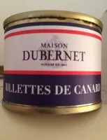 Mängden socker i Rillette de canard