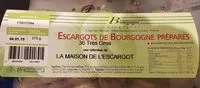 Mängden socker i Escargot de Bourgogne