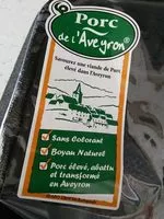 Mängden socker i Porc de l'Aveyron