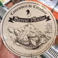 Mängden socker i Camembert de Caractère (25% MG)
