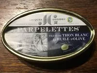 Mängden socker i Parpelettes filets thon blanc huile d'olive
