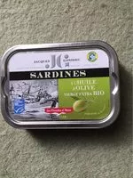 Mängden socker i Sardines huile d’olive vierge extra