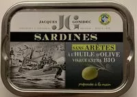 Mängden socker i Sardines sans arêtes à l'huile d'olive vierge extra bio