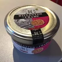 Mängden socker i Rillettes au crabe