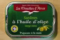 Mängden socker i Sardines huile d'olive vierge extra