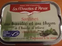 Mängden socker i Sardines au basilic et au thym