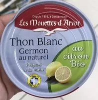 Mängden socker i Les Mouettes d'Arvor thon blanc au naturel et citron