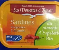 Mängden socker i Sardines au piment d'Espelette bio