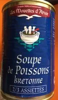 Mängden socker i Soupe de poissons bretonne 404g