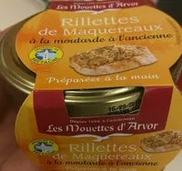 Mängden socker i Rillettes de maquereaux à la moutarde à l’ancienne