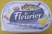 Mängden socker i Le fleurier 250g demi sel