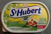Mängden socker i St Hubert 41 doux (38% m.g.)