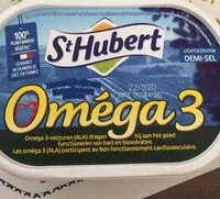 Mängden socker i Beurre demi sel st hubert omega 3