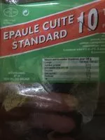 Mängden socker i Epaule Cuite 10tranche