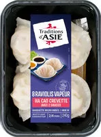 Mängden socker i 8 raviolis vapeur, Ha Cao crevette avec sauce aigre-douce et sauce soja