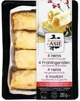 Mängden socker i Nems à la crevette et au crabe