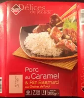 Mängden socker i Porc au caramel et riz basmati aux graines de pavot