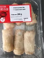 Mängden socker i Nems poulet Agis