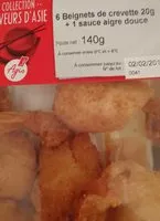 Mängden socker i Beignets De Crevettes