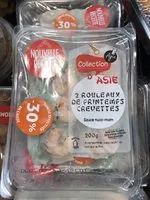 Mängden socker i Rouleaux de printemps Saumon