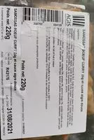 Mängden socker i Samossa boeuf curry