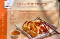 Mängden socker i Beignet de crevettes sauce aigre-douce