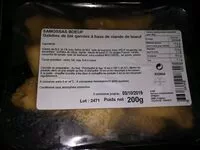 Mängden socker i Samossas boeuf